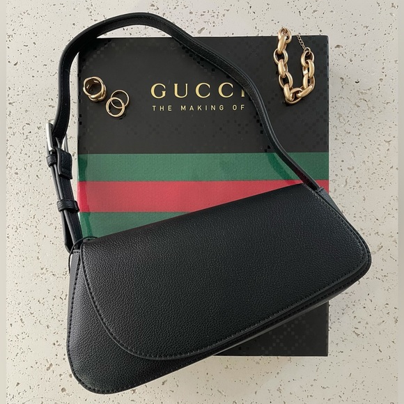 French Connection Handbags - French Connection Faux Leather Alva Shoulder Mini Crossbody Shoulder bag Black